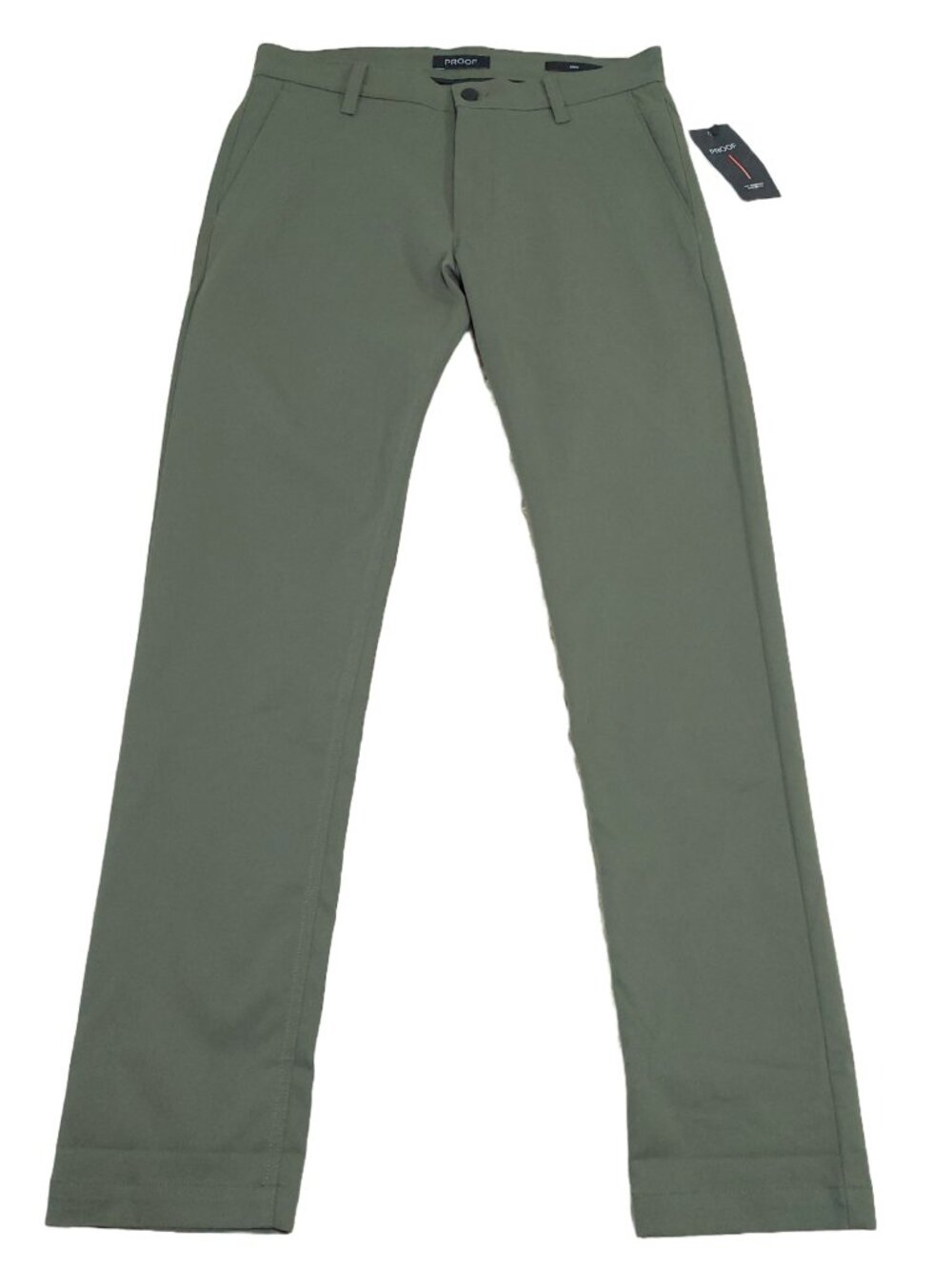 New! Proof Nomad Tech Chino Pants, Slim Straight Olive Green 31 x 32 Huckberry
